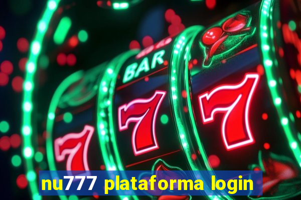 nu777 plataforma login